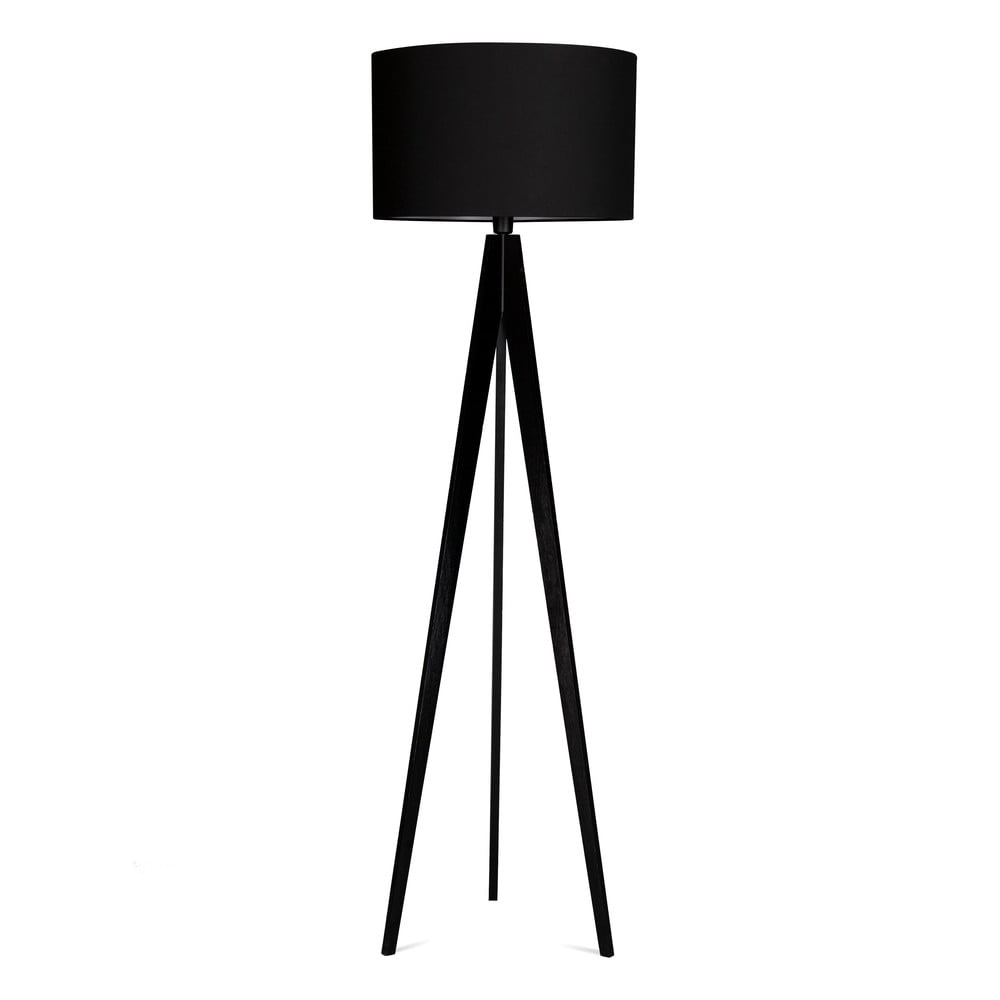 Stojací lampa 4room Artist Black/Black, 125x42 cm