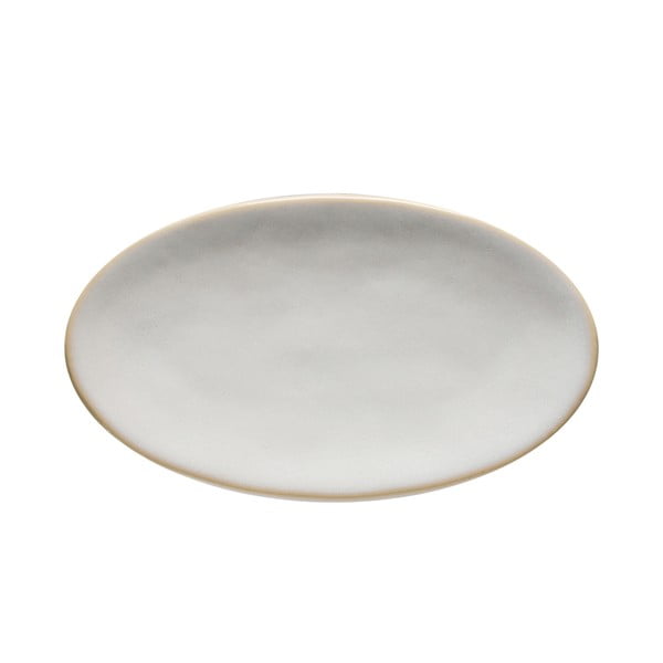 Bílý kameninový talíř Costa Nova Roda, 22 x 12,7 cm