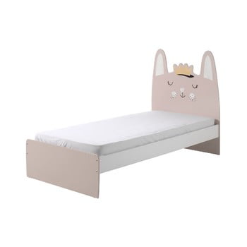 Pat pentru copii vipack rabbit, 90 x 200 cm