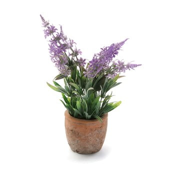 Ghiveci cu plantă de levănțică artificială versa lavender