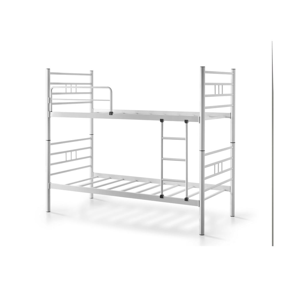 Bílá patrová dětská postel 90x190 cm R70 – Kalune Design