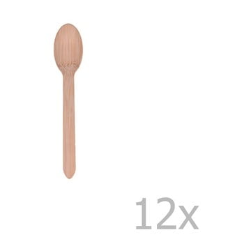 Set 12 linguri din bambus bambum ledo