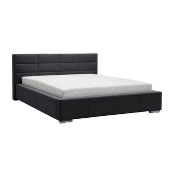 Pat dublu mazzini beds reve, 180 x 200 cm, gri