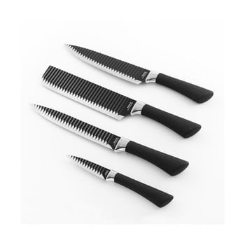 Set 4 cuțite din inox innovagoods swiss q shark