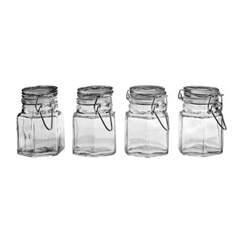 Set 4 recipiente sticlă condimente premier housewares
