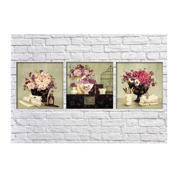 Set 3 tablouri tablo center vases