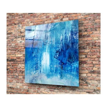 Tablou din sticlă insigne azul juniya, 30 x 30 cm