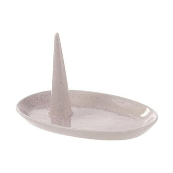 Suport din ceramică pentru inele a simple mess elv lilac ash, 17 x 10 cm