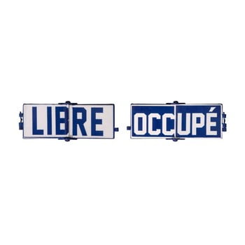 Tăbliță antic line libre occupé