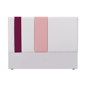 Tăblie pat mazzini sofas dahlia, 120 x 160 cm, gri - roz