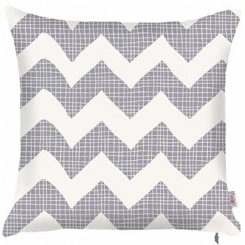 Față de pernă apolena zigzag, 43 x 43 cm, gri