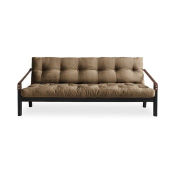 Canapea extensibilă Karup Design Poetry Black/Mocca, maro