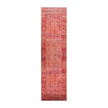 Covor safavieh lulu vintage, 243 x 68 cm, roșu - roz