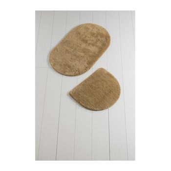 Set 2 covoare de baie colors of oval, bej