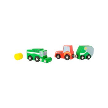 Set jucării din lemn pentru copii legler farm