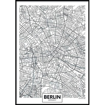 Poster cu ramă pentru perete map/berlin, 40 x 50 cm