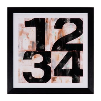 Tablou sømcasa numbers, 30 x 30 cm