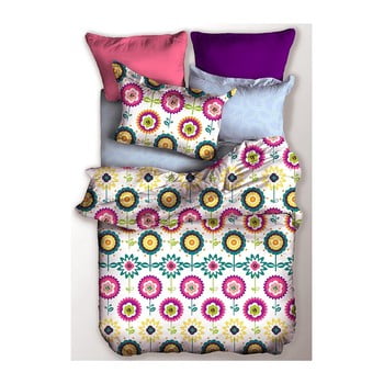 Lenjerie de pat reversibilă din microfibră decoking basic drops, 200 x 220 cm