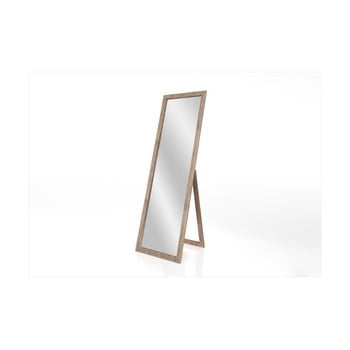 Oglindă cu suport și ramă cu patină styler sicilia, natural