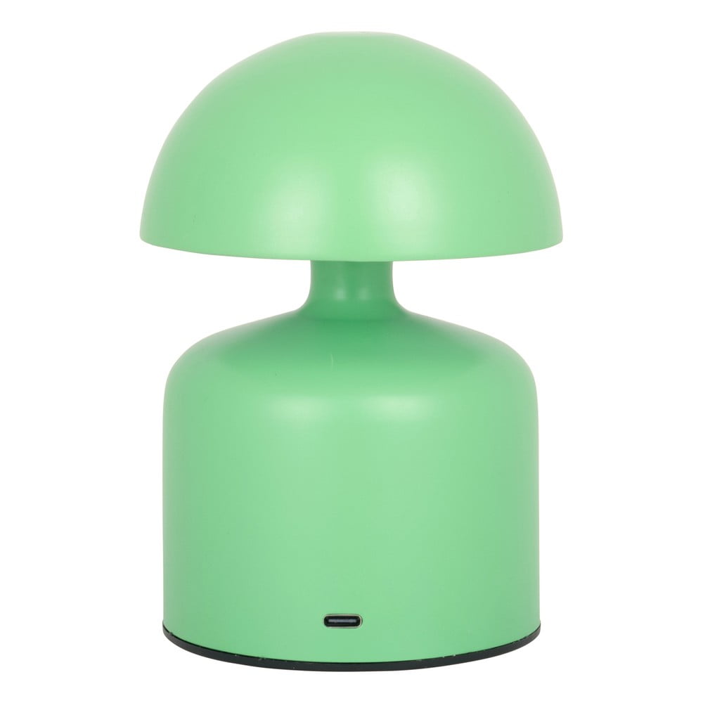 Zelená stolní lampa s kovovým stínidlem (výška 15 cm) Impetu – Leitmotiv