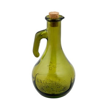 Olivieră din sticlă reciclată ego dekor olive, 500 ml, verde