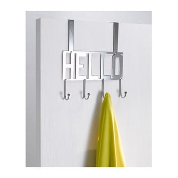 Cuier suspendat pentru ușă compactor hello, 4 cârlige