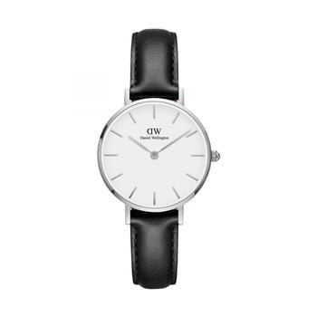 Ceas de damă daniel wellington petite sheffield, ⌀ 28 mm, alb-argintiu