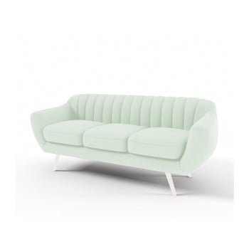 Canapea cu 3 locuri vivonita kennet, verde pastel