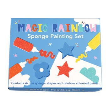Set de colorat cu bureți rex london magic rainbow