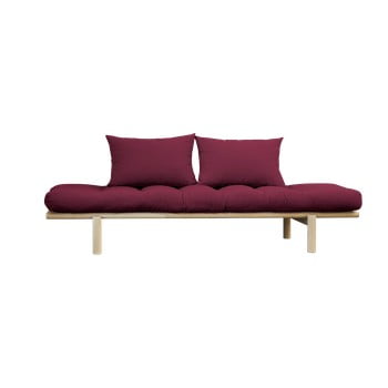 Canapea karup design pace natural/light bordeaux