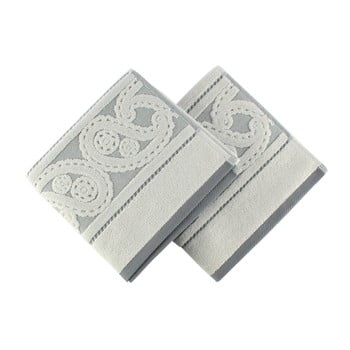 Set 2 prosoape hurrem grey, 50 x 90 cm, gri