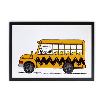 Tablou/poster înrămat really nice things bus, 40 x 60 cm