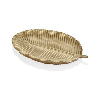 Frunză decorativă the mia leaf, 26 x 17 cm, auriu