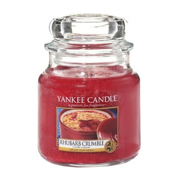Lumânare parfumată yankee candle rhubarb crumble, timp de ardere 65 - 90 ore