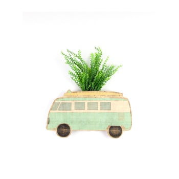 Ghiveci de perete din lemn de fag surdic caravan