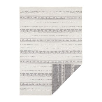 Covor reversibil adecvat interior/exterior bougari bahamas, 200 x 290 cm, gri-crem