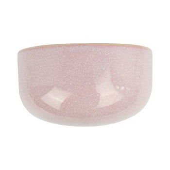 Ghiveci de perete pt living oval, 20 x 10,8 cm, roz