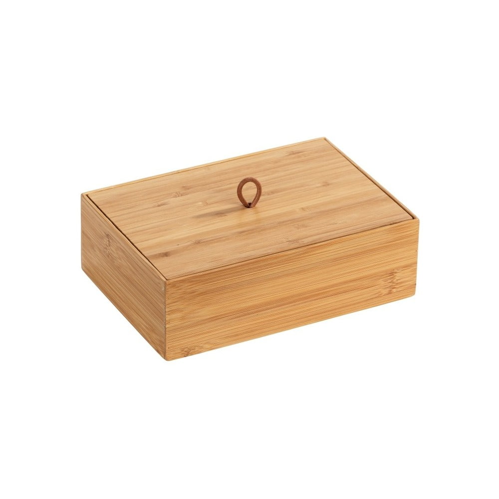 Bambusový box s víkem Wenko Terra, šířka 22 cm