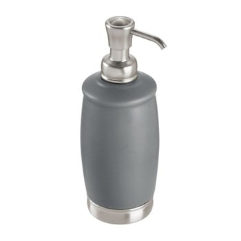 Dozator din ceramică pentru săpun idesign york, gri