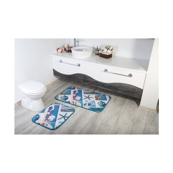 Set 2 covorașe pentru baie aksu marine