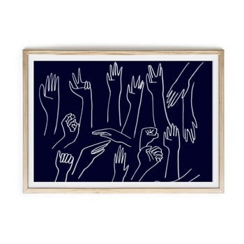 Tablou velvet atelier hands, 60 x 40 cm