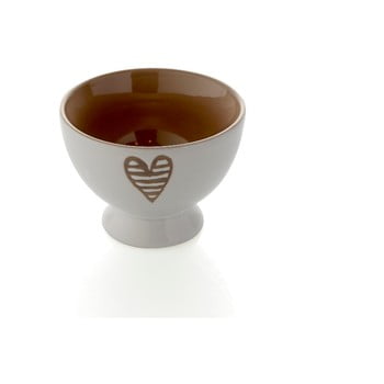 Bol din ceramică brandani heartbeat, ⌀ 11 cm, gri