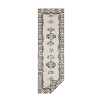 Covor adecvat pentru exterior bougari duque, 80 x 250 cm, gri-crem