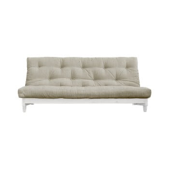 Canapea extensibilă karup design fresh white/linen, gri - bej