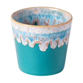 Ceașcă pentru espresso din gresie ceramică costa nova, 200 ml, turcoaz - alb
