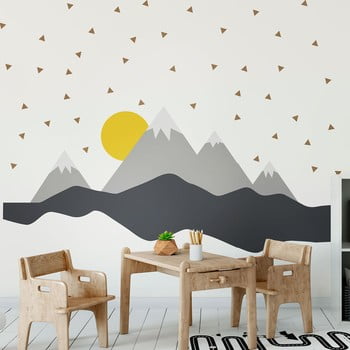 Autocolant ambiance giant kid sticker scandinavian mountains nordika
