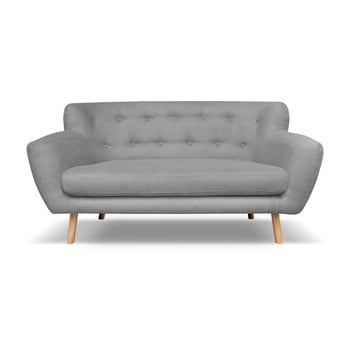 Canapea cu 2 locuri cosmopolitan design london, gri deschis