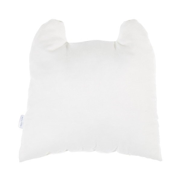 Šedý dětský polštářek s příměsí bavlny Apolena Pillow Toy Big Cat, 29 x 29 cm