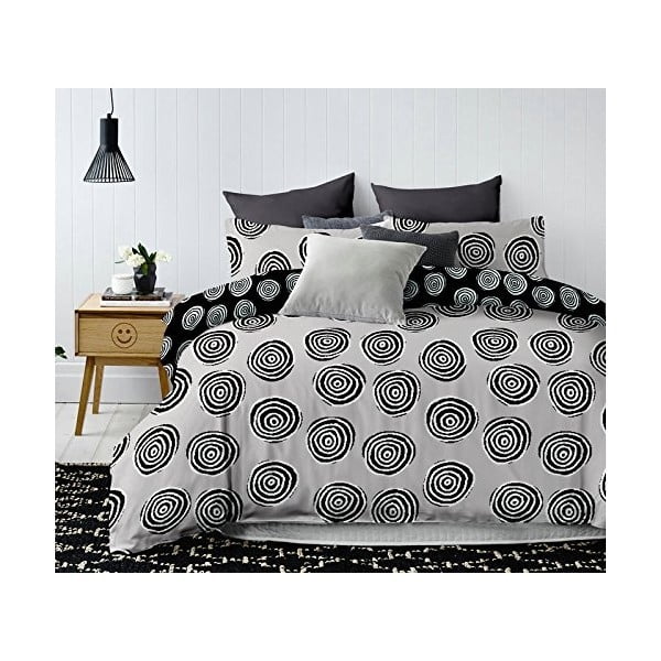 Povlečení na dvoulůžko z mikrovlákna DecoKing Fossil, 200 x 220 cm