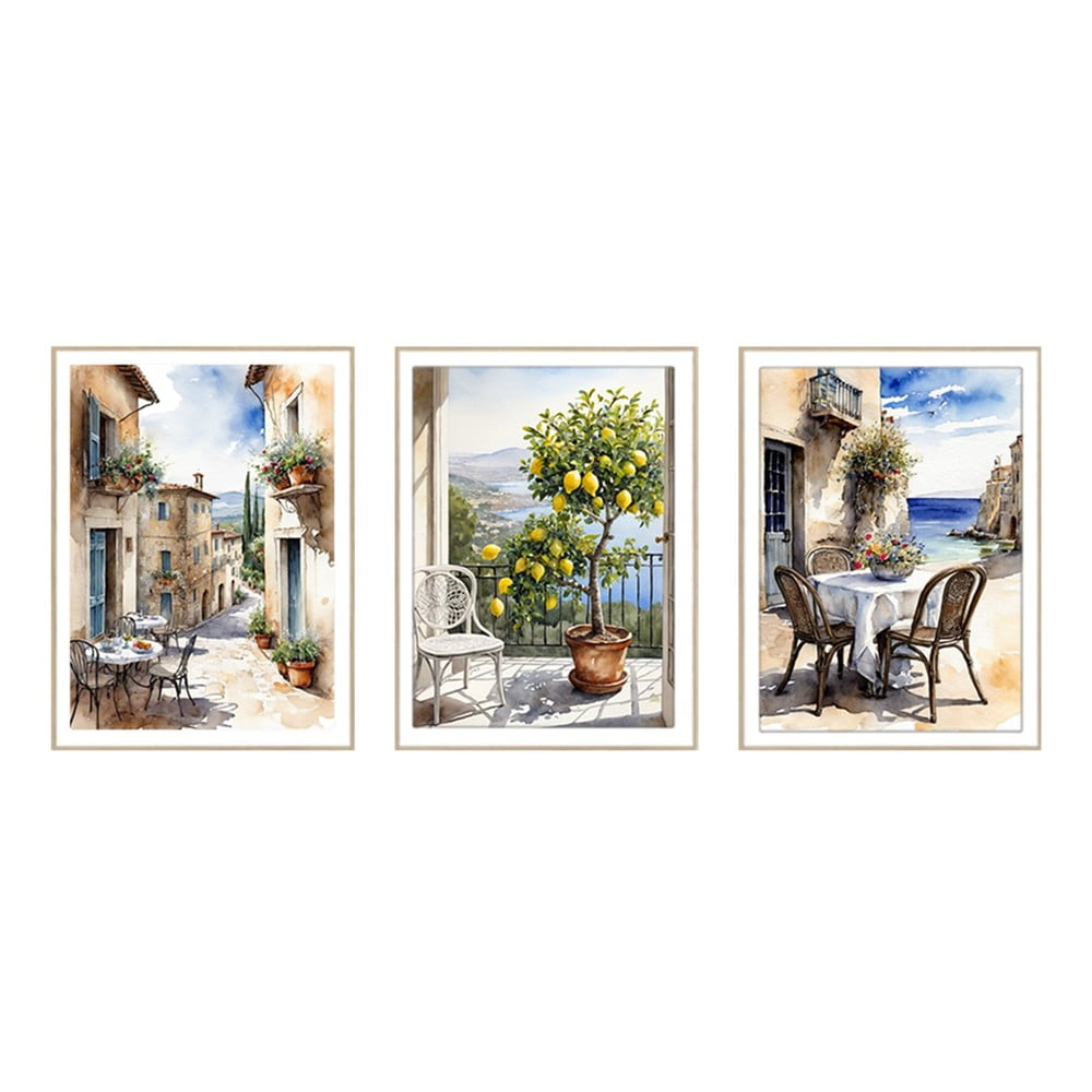 Obrazy v sadě 3 ks 30x40 cm Tuscany – knor